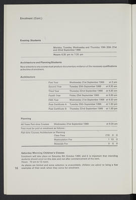 General prospectus 1966-1967 (Page 16)