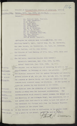 Minutes, Oct 1916-Jun 1920 (Page 154, Version 1)