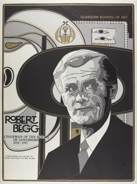 Poster for a retirement supper for Robert Begg