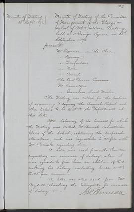 Minutes, Apr 1854-Mar 1882 (Page 105, Version 1)