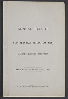 Annual Report 1893-94 (Front cover, Version 1)