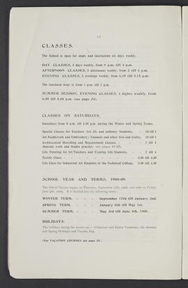 General prospectus 1908-1909 (Page 12)