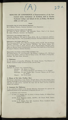 Minutes, Jan 1930-Aug 1931 (Page 22A, Version 1)