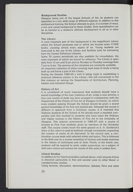 General prospectus 1968-1969 (Page 22)