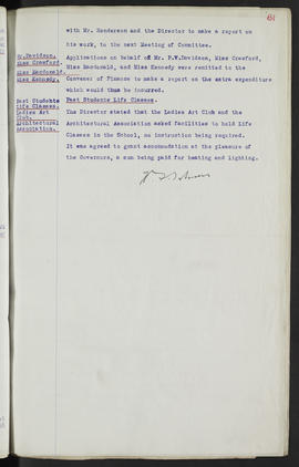 Minutes, May 1909-Jun 1911 (Page 81, Version 1)