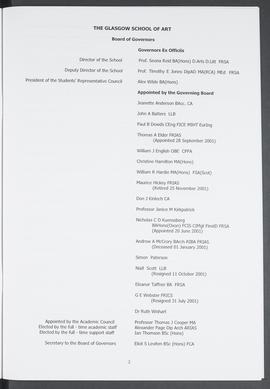 Annual Report 2000-2001 (Page 2, Version 1)