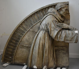 Plaster cast of the meeting of St Francis and St Dominic (Version 1)