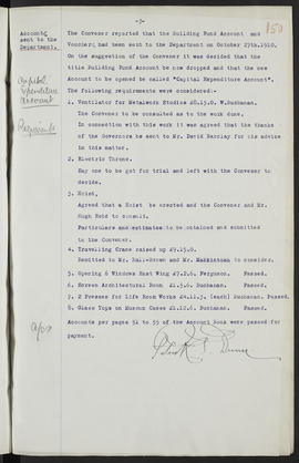 Minutes, May 1909-Jun 1911 (Page 150, Version 1)
