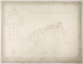 A Campo Santo, sheet 1: floor plan and elevated view