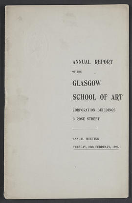 Annual Report 1894-95 (Front cover, Version 1)