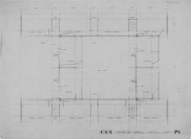 (P4) First floor plan: water services