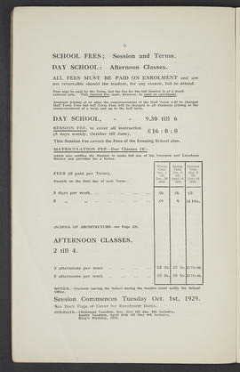 General prospectus 1929-1930 (Page 6)