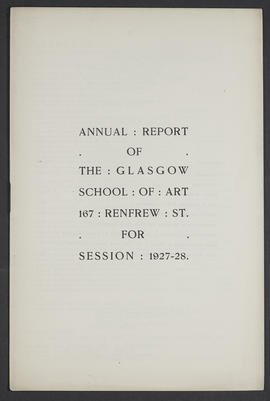 Annual Report 1927-28 (Page 1)