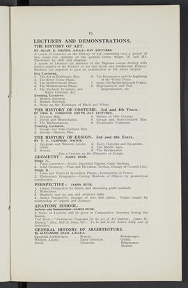 General prospectus 1929-1930 (Page 19)