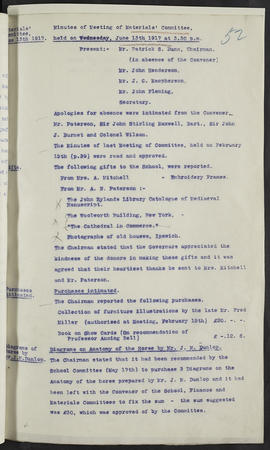 Minutes, Oct 1916-Jun 1920 (Page 52, Version 1)