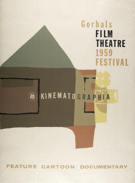 Poster for Gorbals Film Theatre 1959 Festival, Kinematographia
