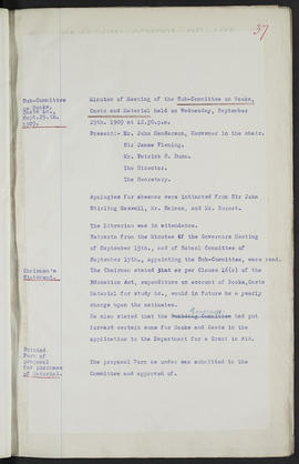 Minutes, May 1909-Jun 1911 (Page 37, Version 1)