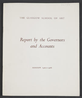 Annual Report 1967-68 (Front cover, Version 1)