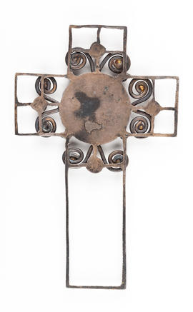 Decorative crucifix (inlaid stones) (Version 2)