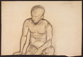 Torso study - seated male figure (Version 1)