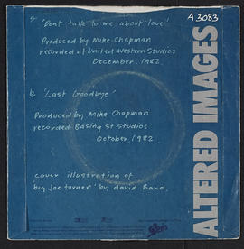 Vinyl single, Altered Images "Don't talk to me about love" (Version 2)