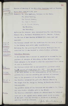 Minutes, May 1909-Jun 1911 (Page 92, Version 1)