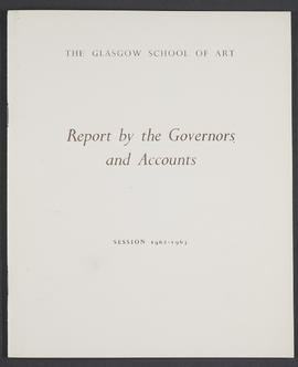 Annual Report and Accounts 1962-63 (Front cover, Version 1)