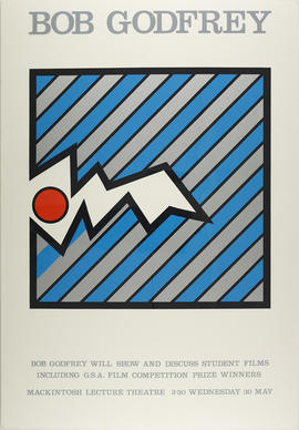 Poster for a lecture by Bob Godfrey