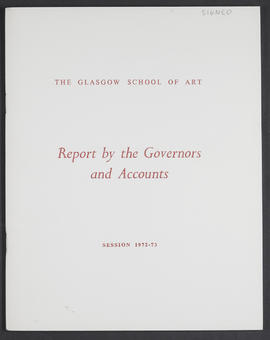 Annual Report 1972-73 (Front cover, Version 1)