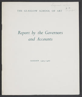 Annual Report 1965-66 (Front cover, Version 1)