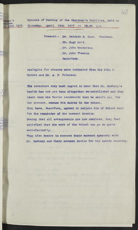 Minutes, Oct 1916-Jun 1920 (Page 43, Version 1)