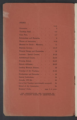 General prospectus 1928-1929 (Front cover, Version 2)