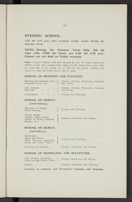 General prospectus 1929-1930 (Page 25)