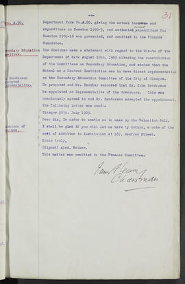 Minutes, May 1909-Jun 1911 (Page 31, Version 1)