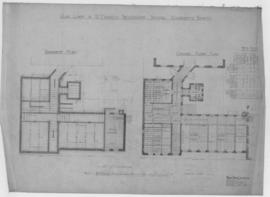 (11/1920) basement & ground floor plans