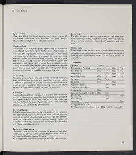 General prospectus 1977-1978 (Page 43)