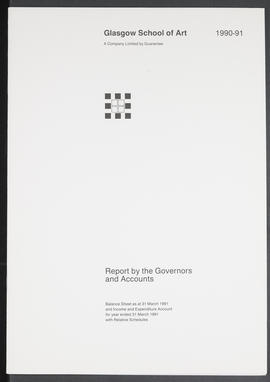 Annual Report 1990-91 (Front cover, Version 1)
