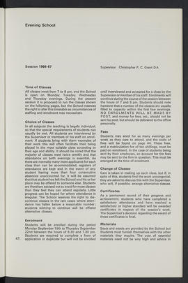 General prospectus 1966-1967 (Page 41)