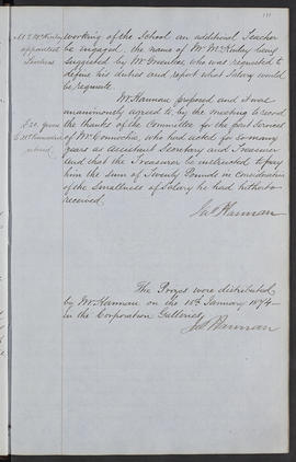 Minutes, Apr 1854-Mar 1882 (Page 111, Version 1)