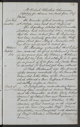 Minutes, Apr 1854-Mar 1882 (Page 173, Version 1)