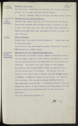 Minutes, Oct 1916-Jun 1920 (Page 145, Version 1)