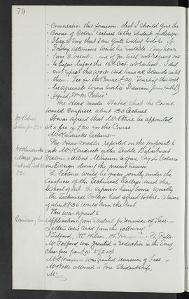 Minutes, Sep 1907-Mar 1909 (Page 79)
