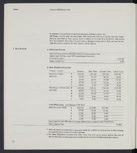General prospectus 1974-1975 (Page 12)