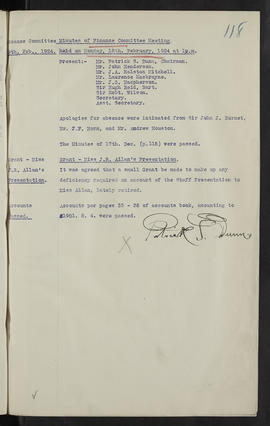 Minutes, Jul 1920-Dec 1924 (Page 118, Version 1)