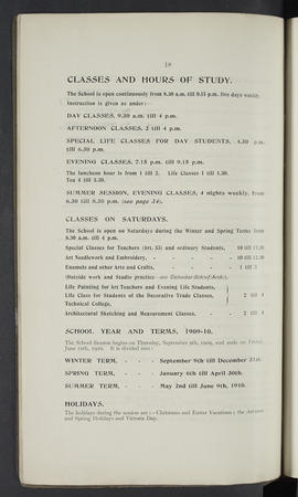 Prospectus 1909-1910 (Page 18)