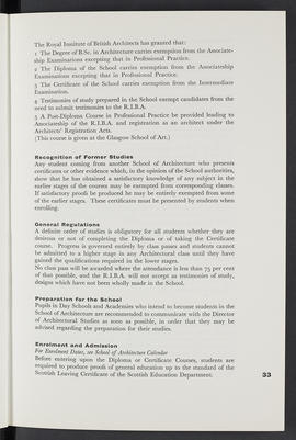General prospectus 1961-62 (Page 33)