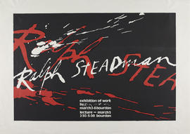 Poster for an exhibition of work by Ralph Steadman