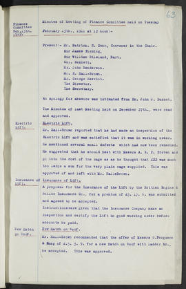 Minutes, Aug 1911-Mar 1913 (Page 63, Version 1)
