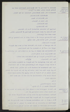 Minutes, May 1909-Jun 1911 (Page 77, Version 2)