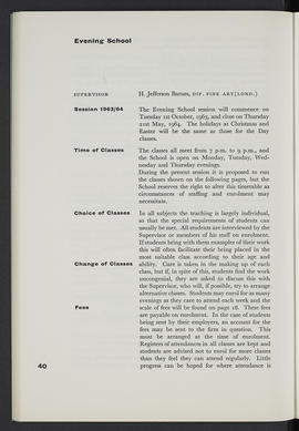 General prospectus 1963-1964 (Page 40)